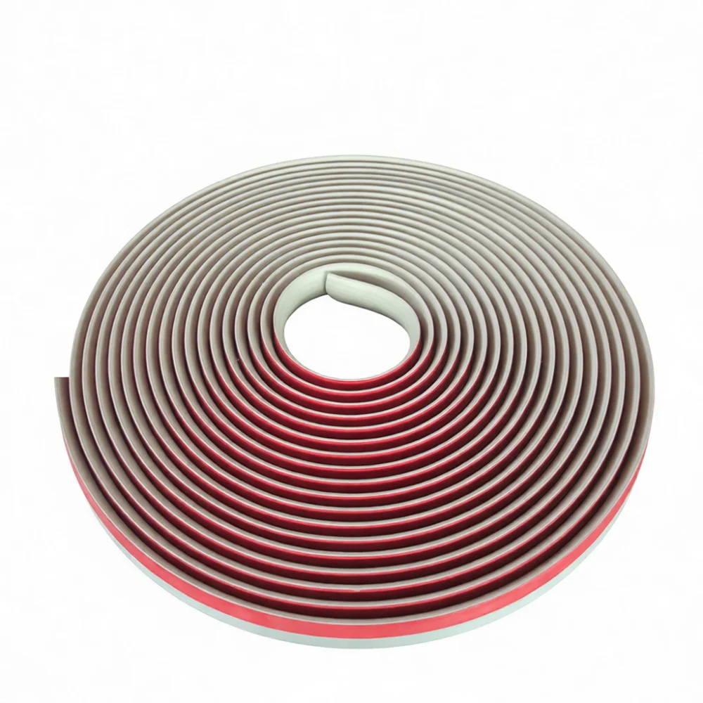 Self Adhesive PVC Floor Trim Strip Transition Molding For Wood Tile Carpet Gap Cover Threshold Edge Sealing Waterproof Decor