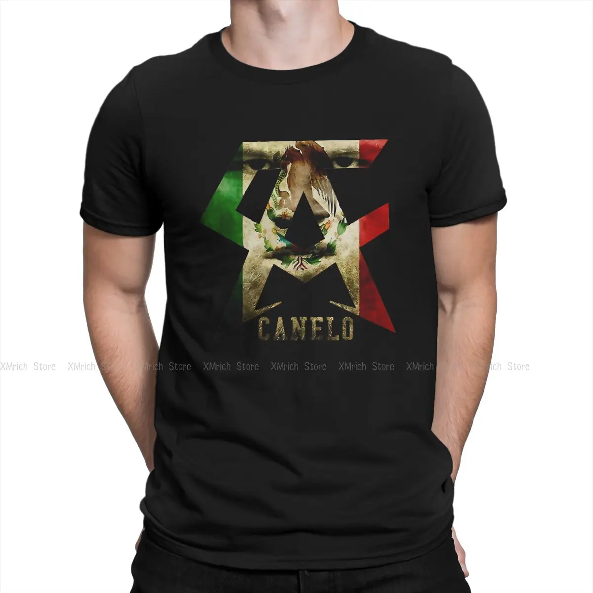 Canelo Alvarez Man's TShirt Canelo alvarez Crewneck Tops Fabric T Shirt Funny Top Quality Birthday Gifts