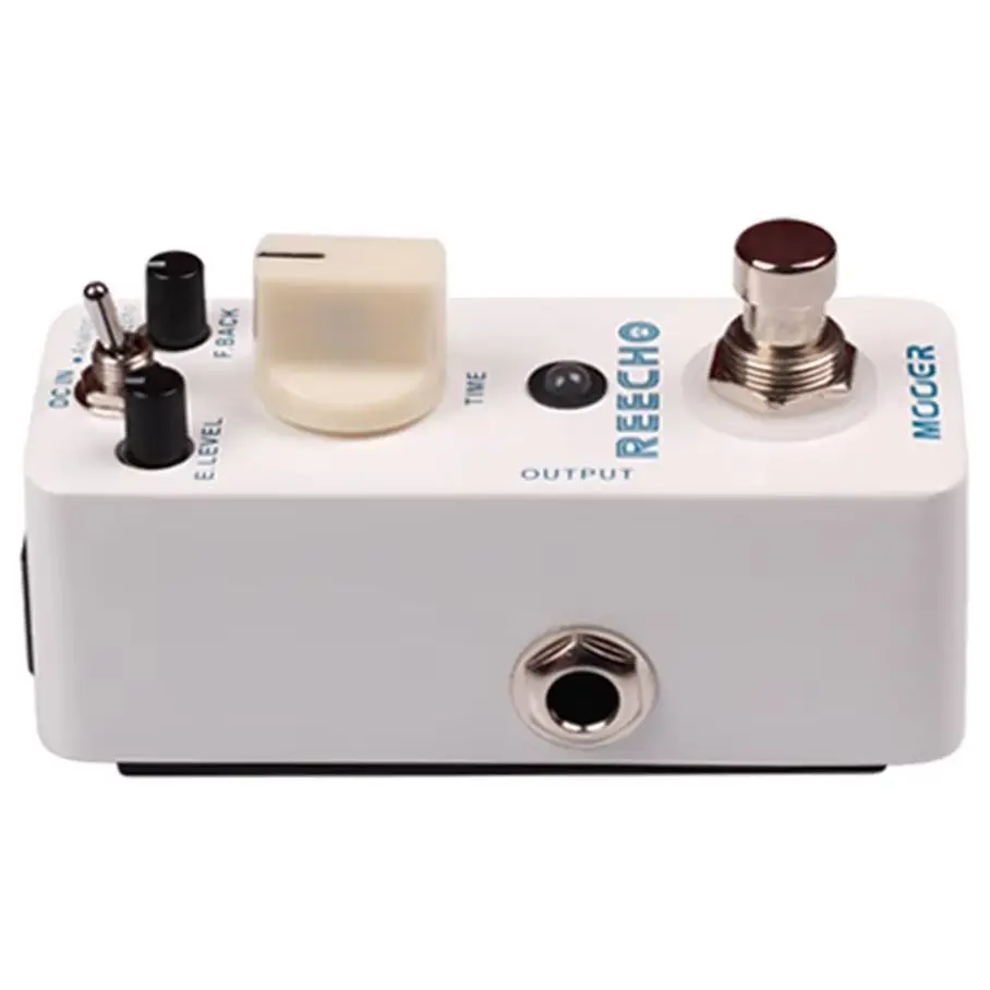 MOOER Reecho Guitar Effect Pedal Digital Delay 3 Delay Modes Analog Real Echo Tape Echo for Electric Guitar Bass True Bypass view 4