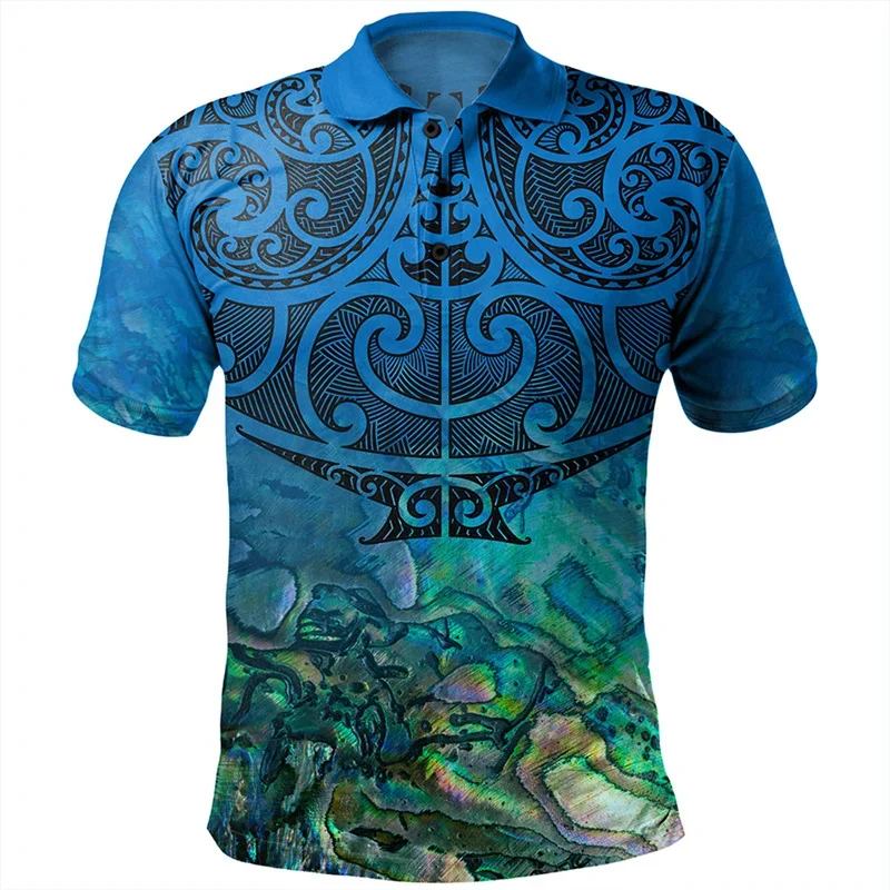 قميص بولو جديد بعلم نيوزيلندا نيوزيلندي ، أنماط الماوري ، طباعة الرجبي ثلاثية الأبعاد ، تي شيرت ، لئلا ننسى الرسم ، ملابس عتيقة للرجال ، الموضة #6
