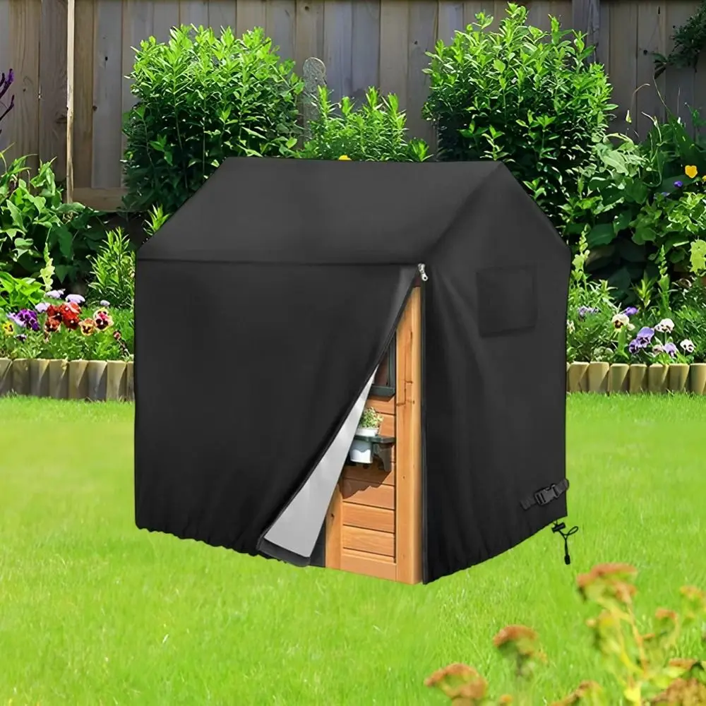 

Convenient Children's Game House Cover 210D Oxford Waterproof Playhouse Cover Sturdy Sun Protection Game House Protective Cover