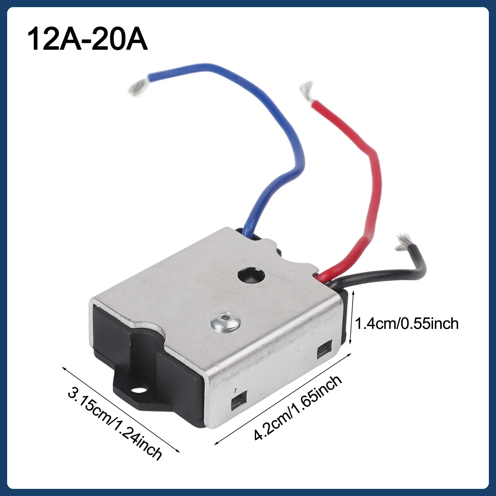

1PCS 230V 12-20A Soft Start Switch Current Limiter For Angle Grinder Power Tools Parts With 3 Connecting Cables Control Switches