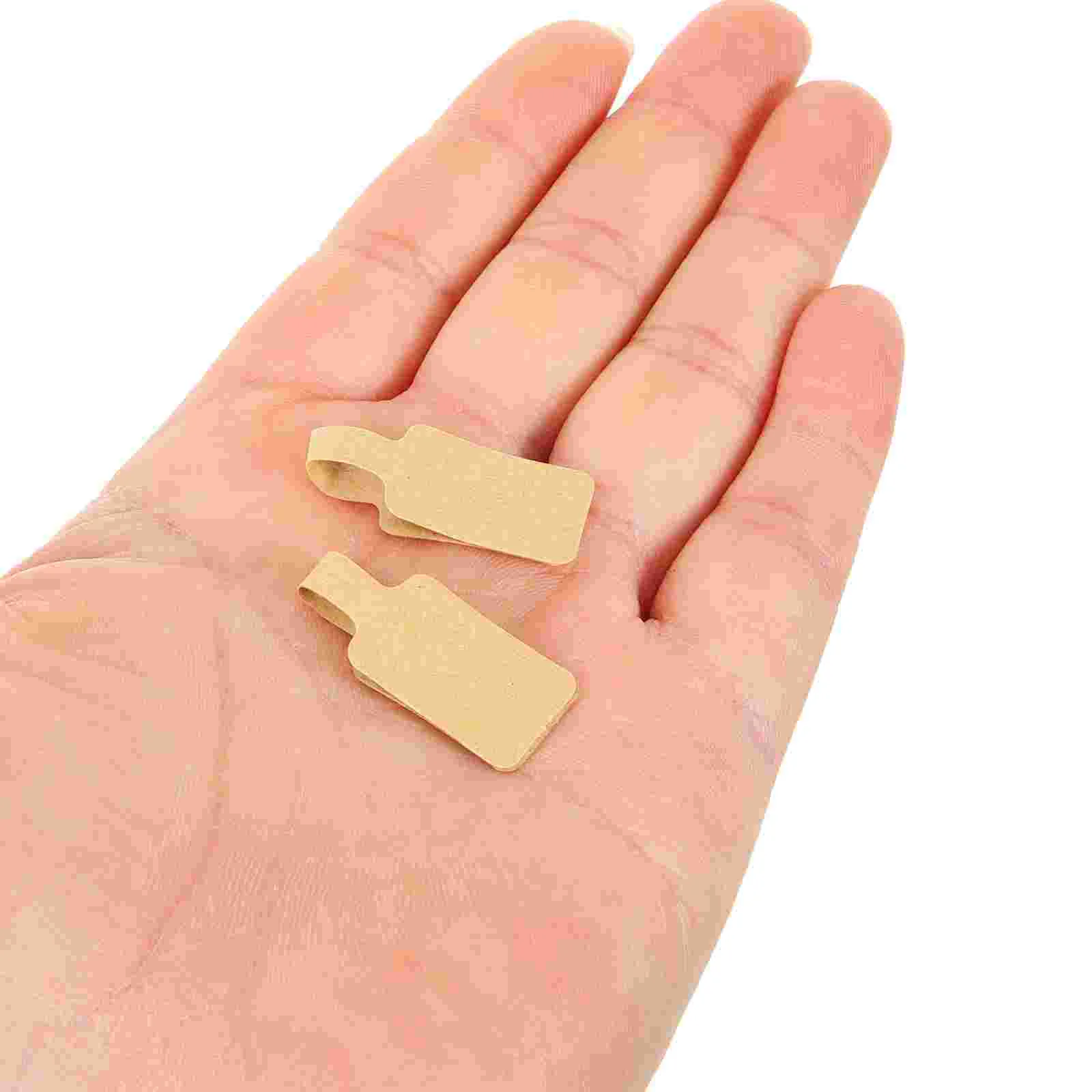100 Pcs Jewelry Label Stickers Price Adhesive Tags Identification Multi-function Kraft Paper Convenient