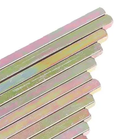 2-Pack 8mm Side Length Door Locking Rods; Solid Iron Door Handle Connection Rods; Door Security Parts.