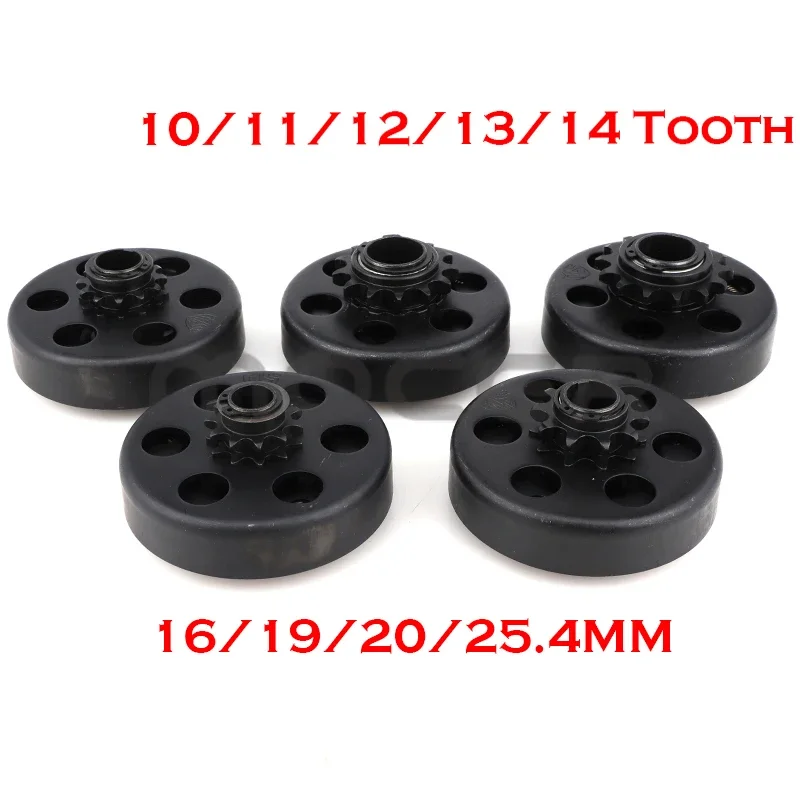 16mm 19mm 20mm 25.4mm frizione automatica centrifuga 10/11/12/13/14 dente per GO Kart Fun Kart Minibike engine 420/35 # Chain