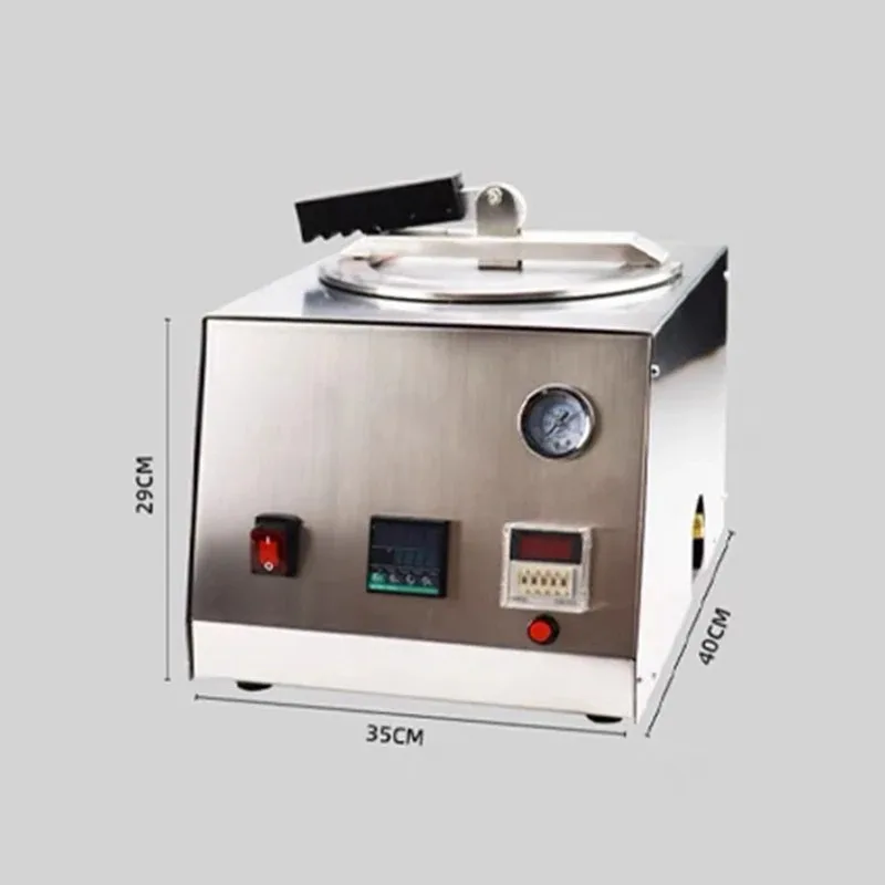 Dental Pressure Aggregator Curing Pot, High Pressure Boiling Flask for Denture Processing & Injection Filling