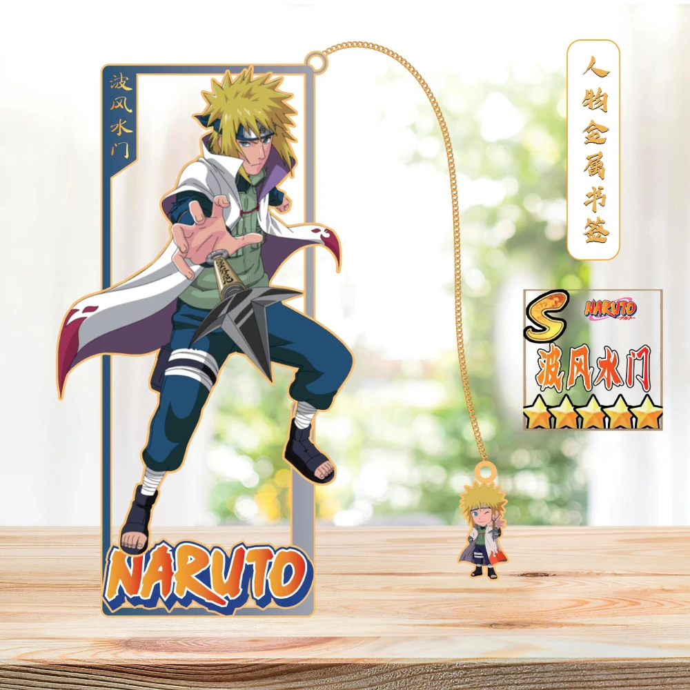 Anime Gaara Namikaze Minato Deidara Hoshigaki Kisame Yondaime Raikage Killer Bee Metal Bookmark Props Cards Accessories Gifts