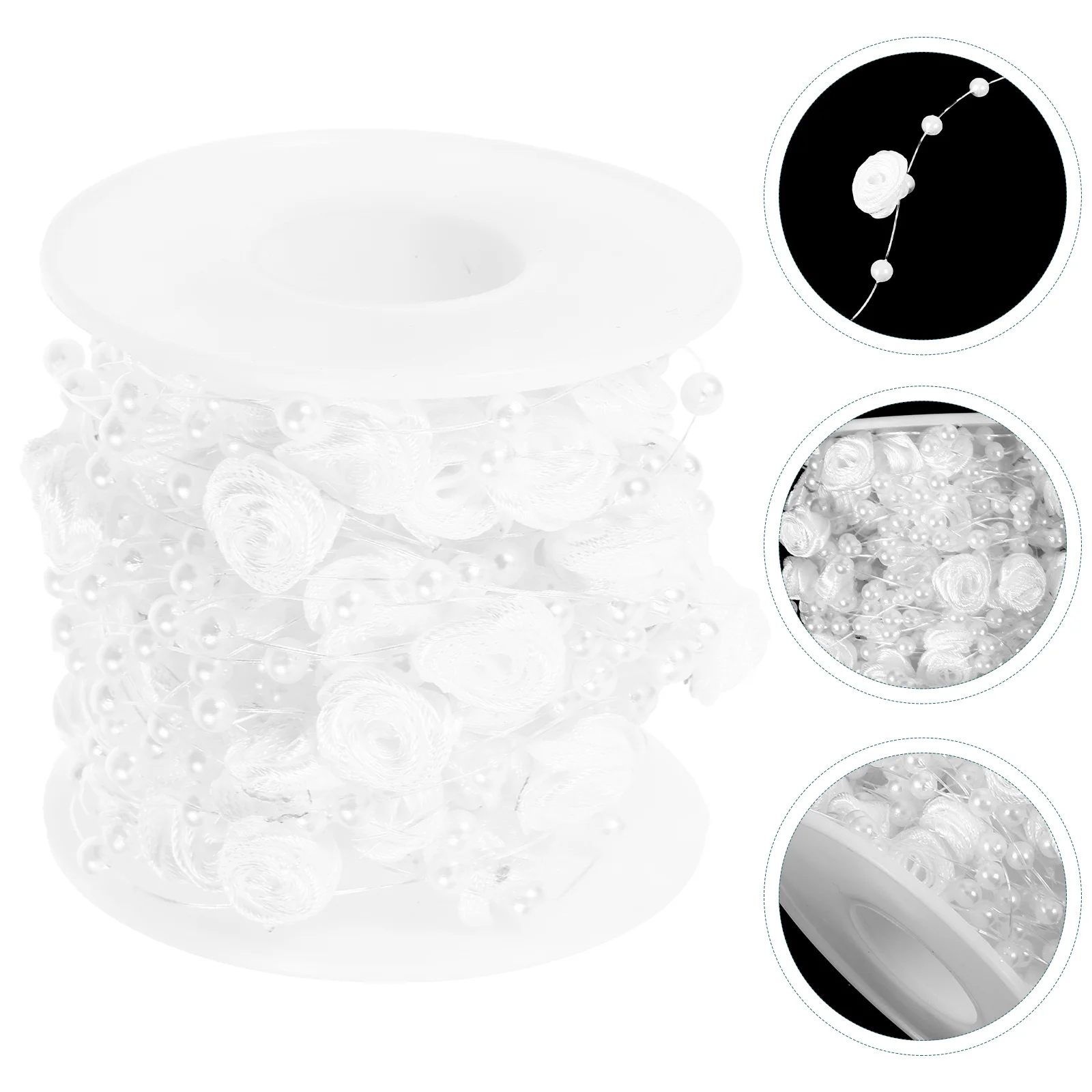 Rose Decorative Accessories Artificial Beads Strands Chain Beaded Wedding Supplies