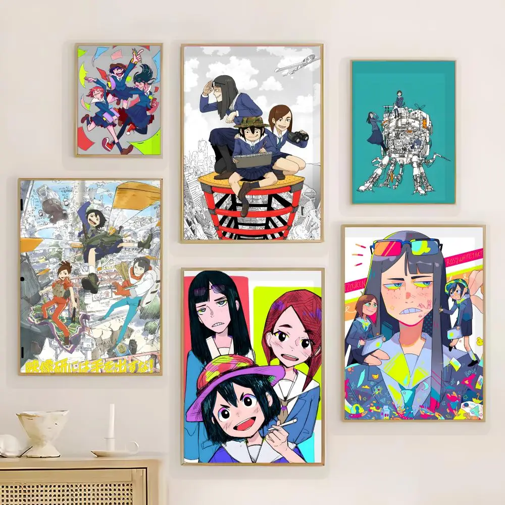 Anime K-Keep Your Hands Off Eizouken Poster Wall Art Print Poster for Living Room Bedroom Home Decor