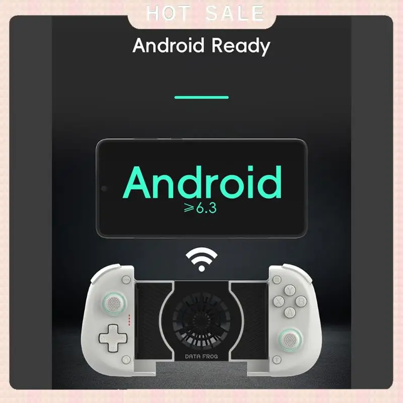 وحدة تحكم ألعاب لاسلكية DATA FROG X3 لتوصيل 24 ساعة لوحدة تحكم ألعاب أندرويد لهاتف Galaxy Ideal لهاتف PUBG Mobile & Mo #3