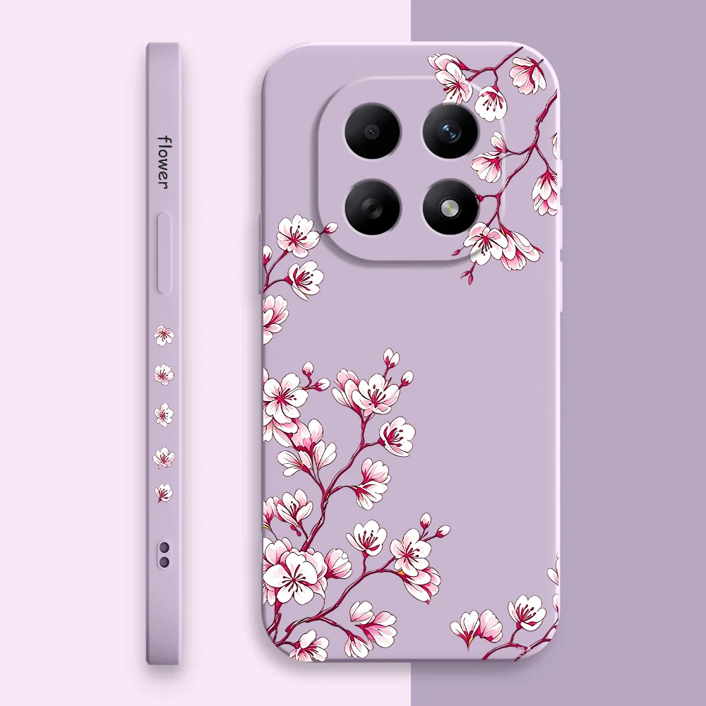 Sakura Bloom Phone Case For Xiaomi Redmi Note 15 14 14S 13 12 12S 11 11S Pro Plus 15A 15C 14C 13C 12C 4G 5G Soft Cover