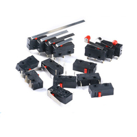 10 PCS Micro Switch 2/3Pin NO/NC Mini Limit Switch 5A 125V 250VAC KW11-3Z Roller Arc lever Snap Action Push Micro switches