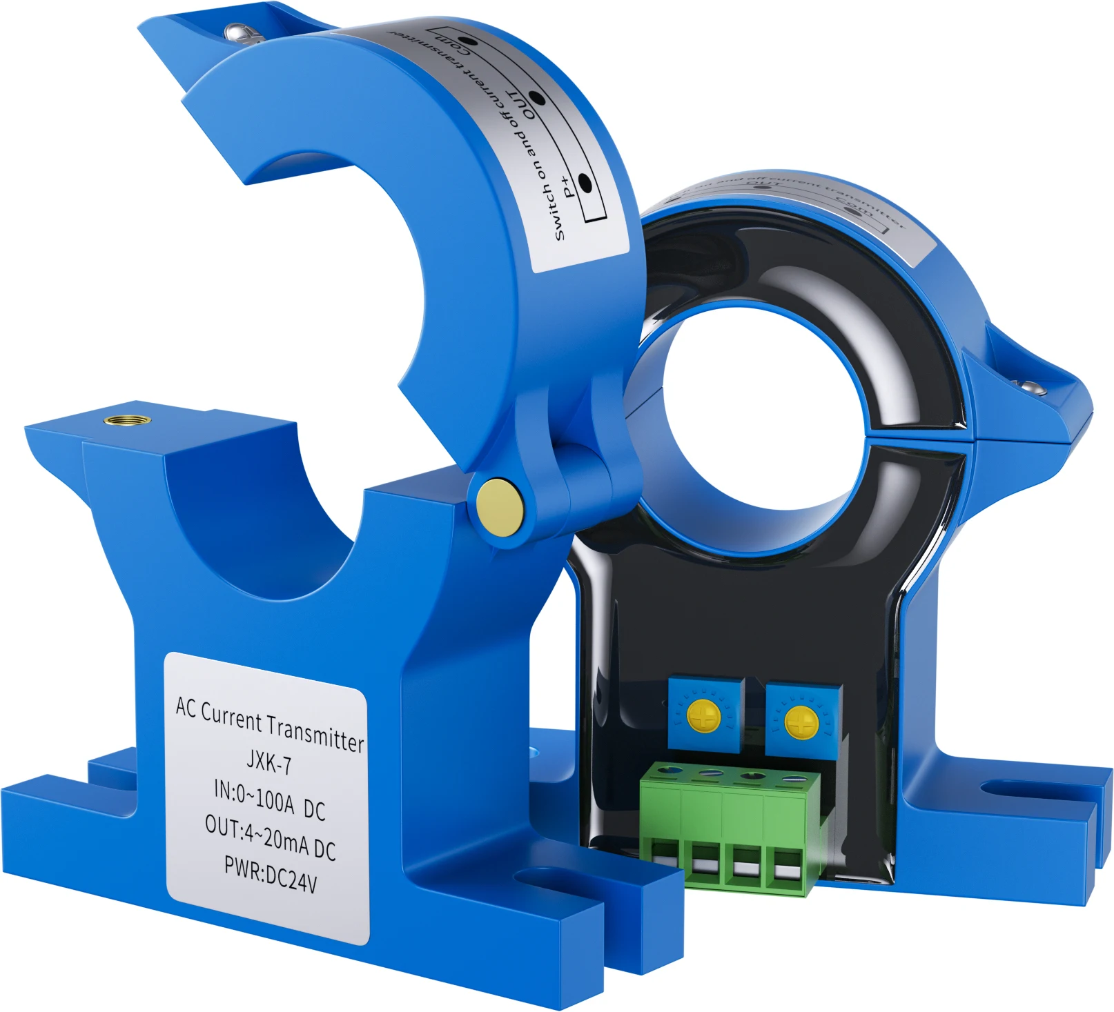 4-20mA RS485 0-10V 0-5V محول التيار JXK-7 قاعة الارسال الحالي 0-100A 0-200A 0-500A 0-600A التيار المتناوب تيار مستمر الاستشعار الحالي #3