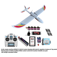 Af Model 1400mm Wingspan Surfer X8 Propeller Fpv Rc Glider Trainer Airplane Kit Pnp Mc6c 40a 2450kv Electrical Machinery Se'