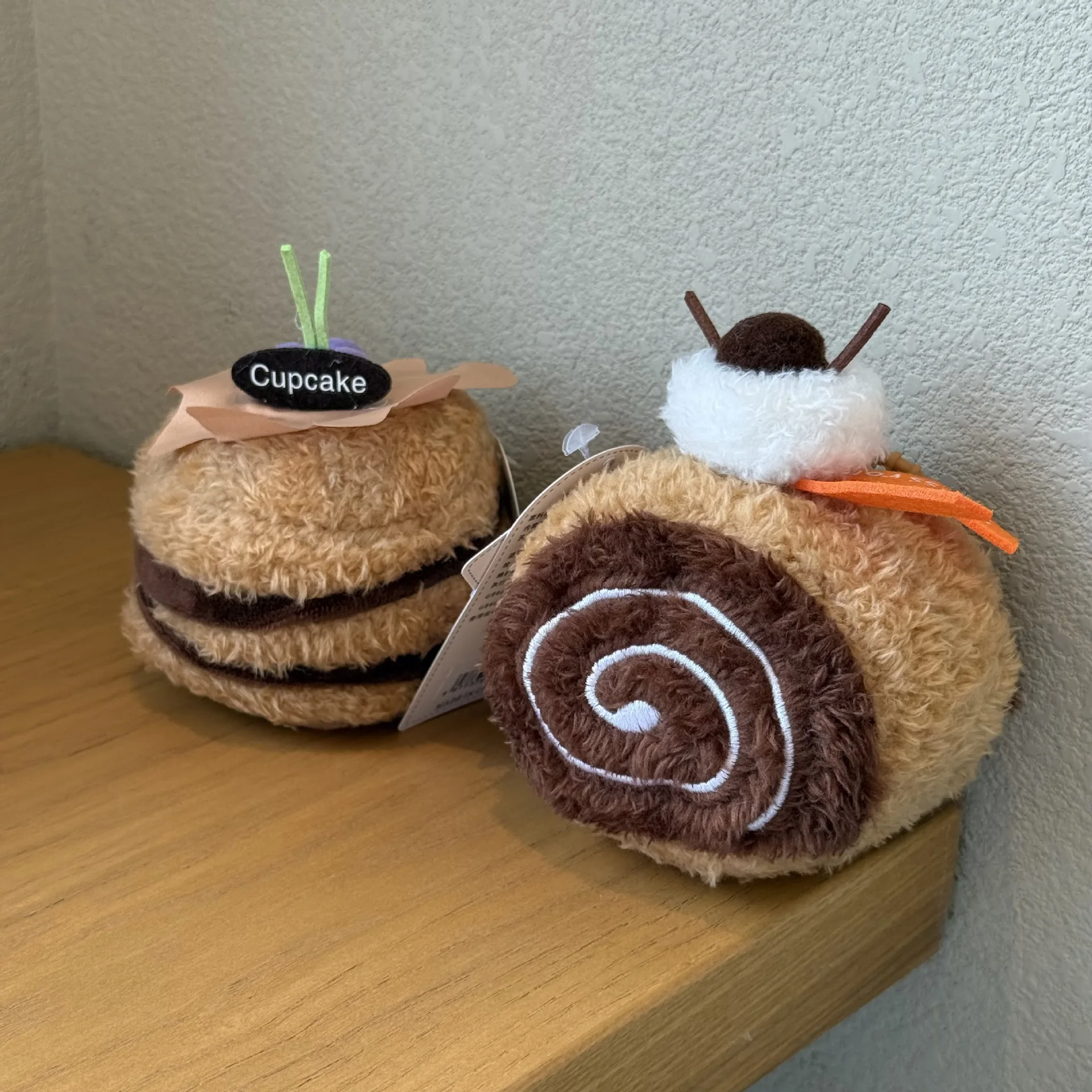 Food Doll Cake Dessert Plush Toy Pendant Sandwich Cheese Cartoon Bag Pendant Keychain Doll