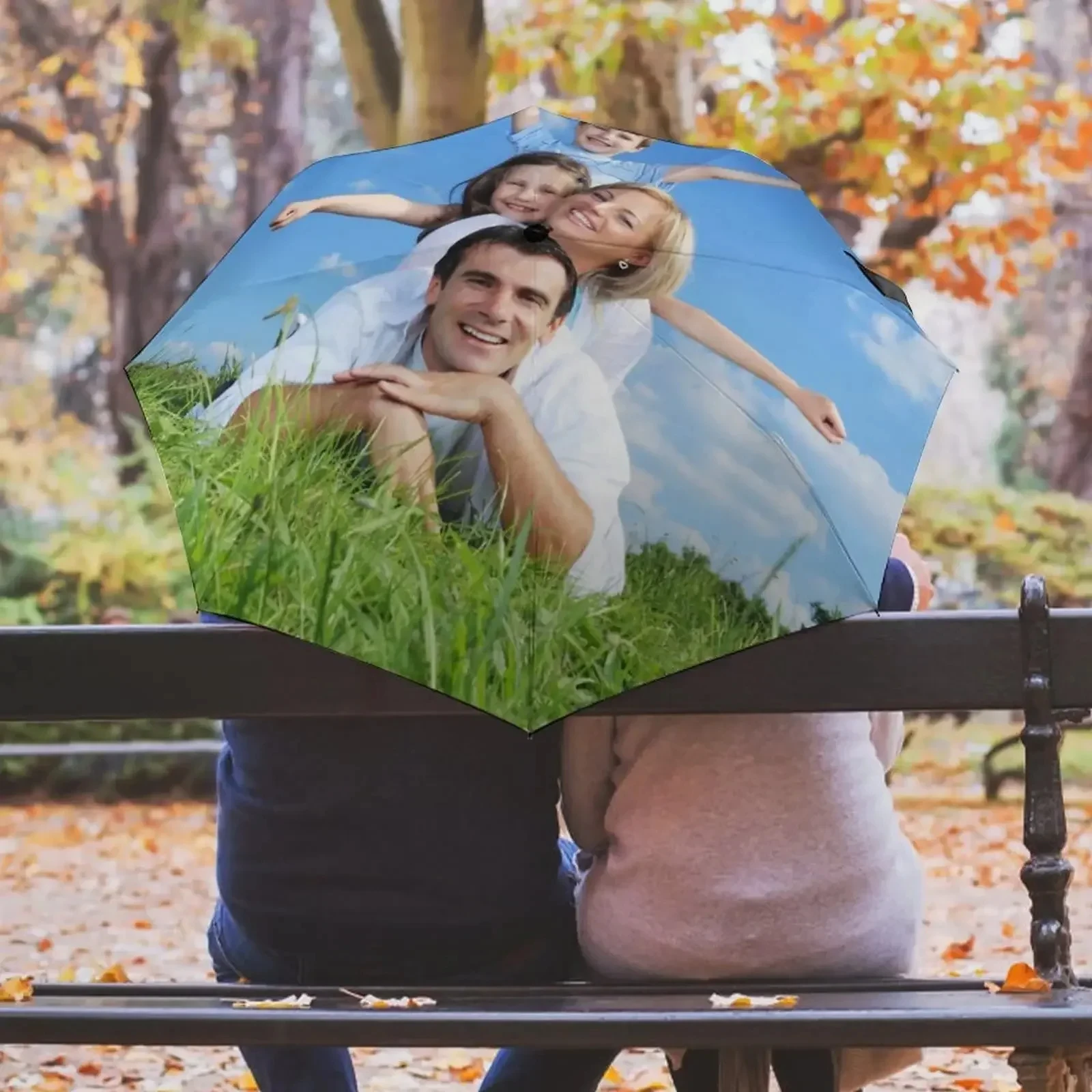 Custom Umbrella Personalized Rain/Sunny Umbrellas with Pictures Personalized Foldable Umbrella with Photo Company Logo or Design