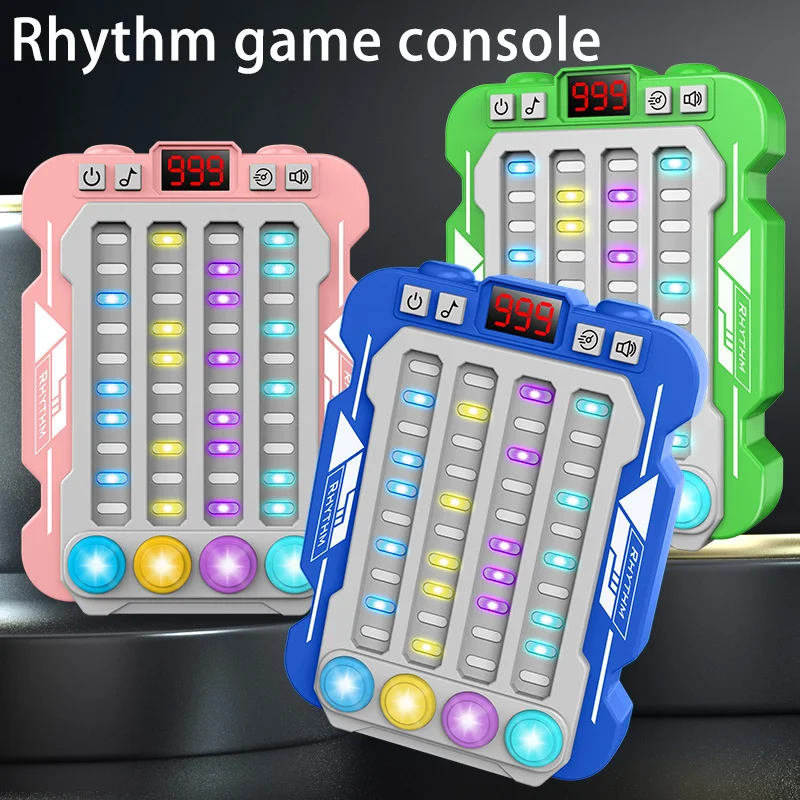 Christmas Gift Musical Rhythm Electronic Board Game Kids Toys Lighting Music Quick Push Button Table Game Machine Montessori Toy