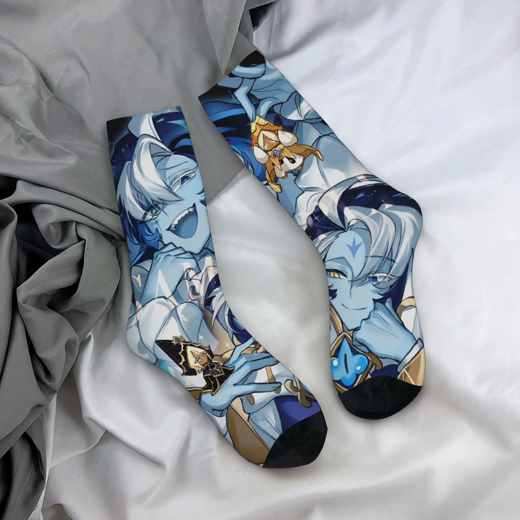 Unisex Cookie Run Kingdom  Socks Warm Funny Happy Video Games Socks Harajuku Accessories Middle Tube Crew Socks