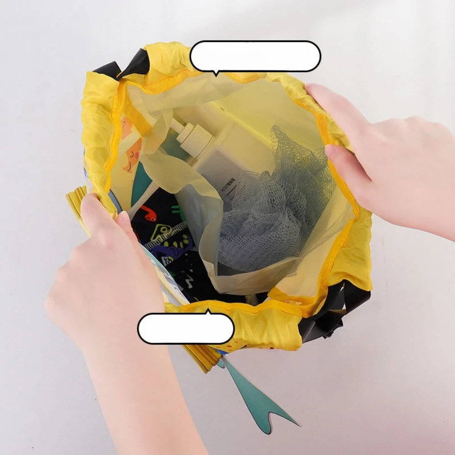 Children's swimming bag, cute cartoon backpack for students, double-layer dry and wet separation waterproof storage bag for men and women view 2