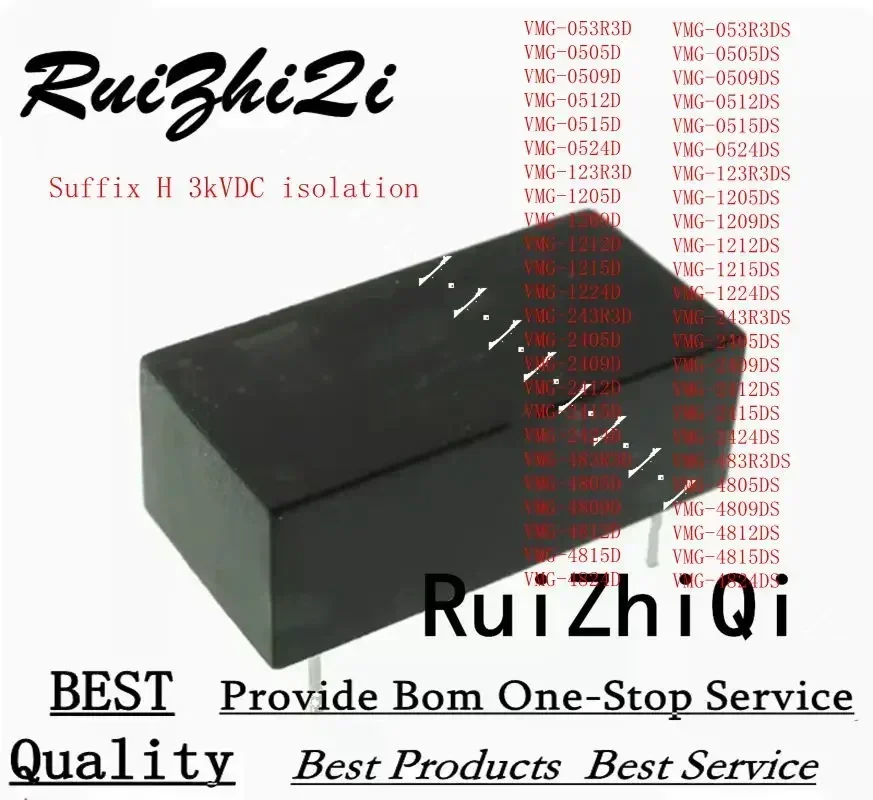 

10PCS/LOT VMG-483R3DS VMG-4805DS VMG-4809DS VMG-4812DS VMG-4815DS VMG-4824DS DC/DC POWER 1W DIP module