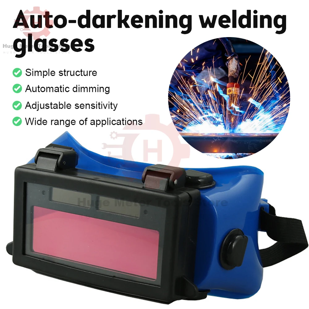 

Solar Auto Darkening Welding Mask Welding Helmet Eyes Goggle/Welder Glasses Argon Arc Protection Helmet for Welding Equipment