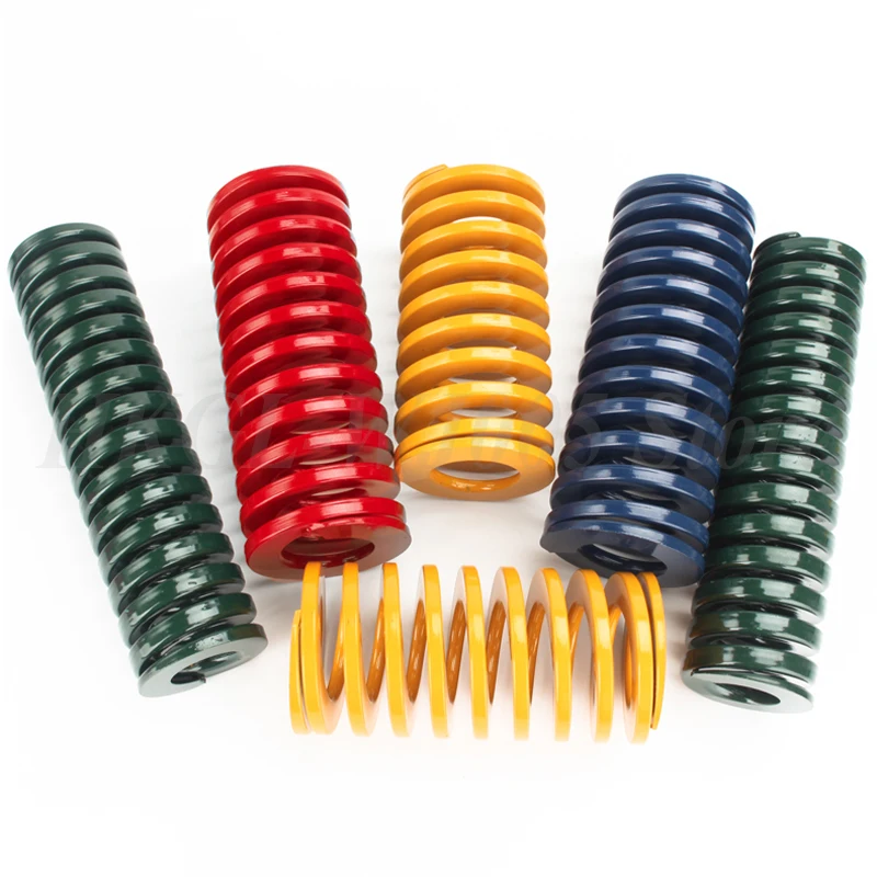 1 STÜCK Formstanzfeder, Außendurchmesser 8–14 mm, Innendurchmesser 4–7 mm, Formfeder, Spiralprägung, Druckfeder, Länge 20–90 mm