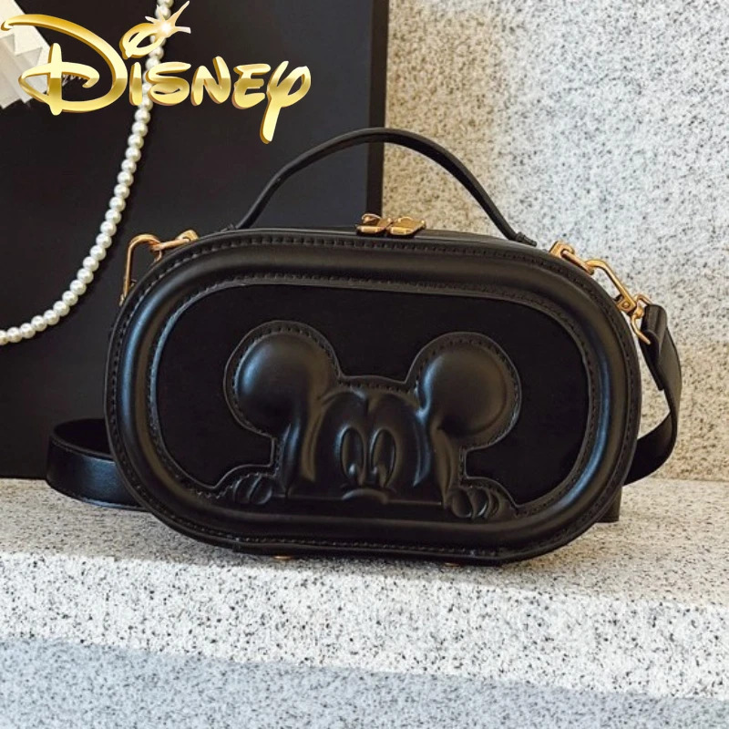 Disney Mickey New Mini Women's Shoulder Bag Cartoon Cute Mini Women's Bag Fashion Women's Shoulder Crossbody Bag High Quality