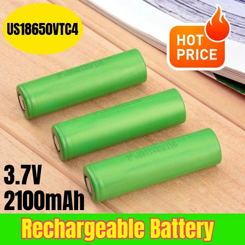 

US18650VTC4 3.7V 2100mAh Rechargeable Battery