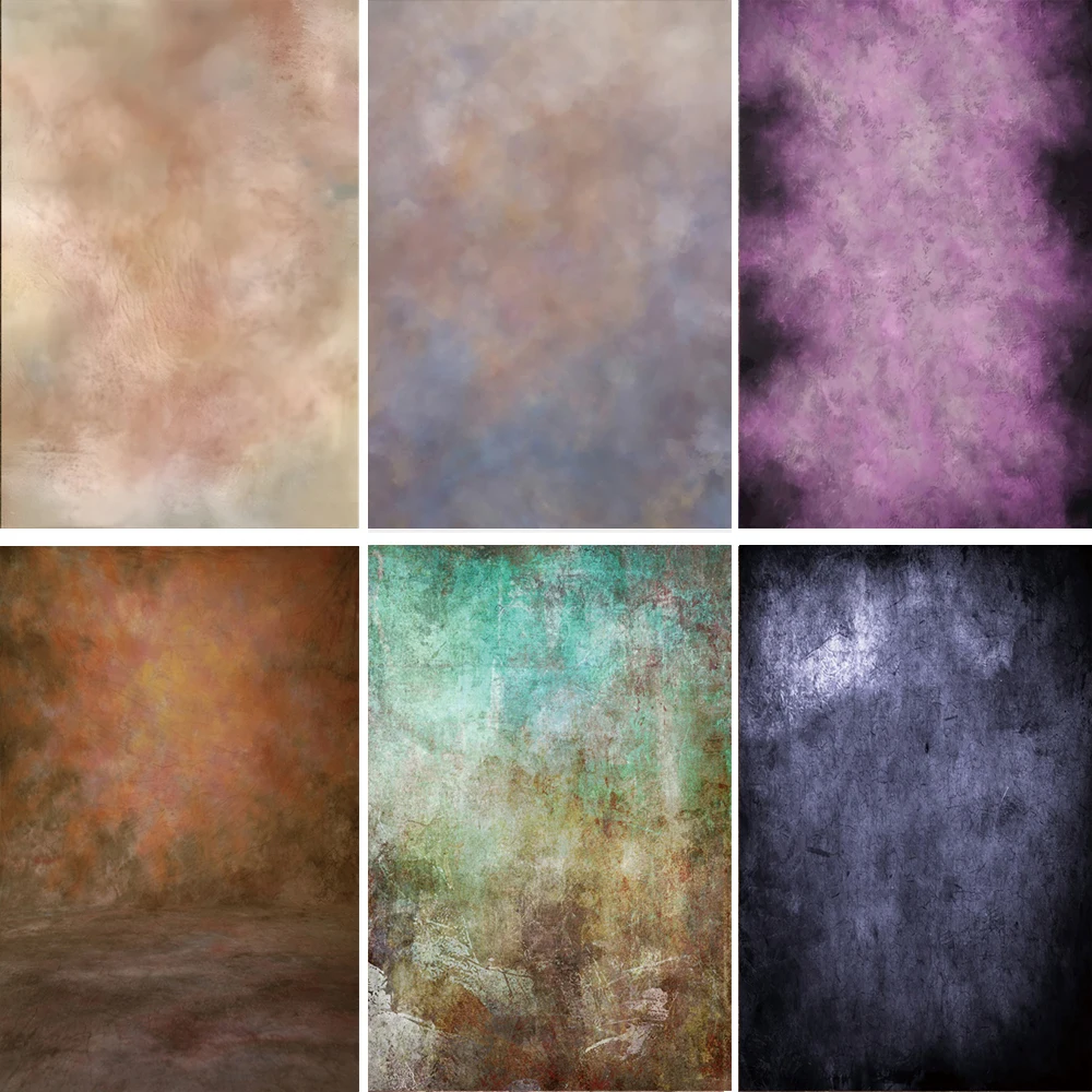 

Laeacco Retro Abstract Photo Background Solid Fuzzy Gradient Baby Shower Party Women Girl Artistic Portrait Photography Backdrop