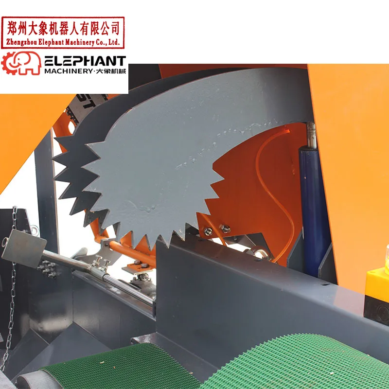 Customized High Speed 30T Hydraulic Wood Processor Horizontal Woodworking Machine Firewood Processor With Electric Start Wood Lo