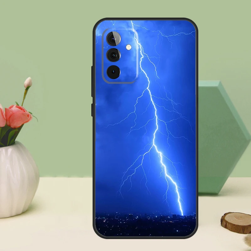 السماء البرق نمط لسامسونج غالاكسي A26 A54 A34 A14 A52 A32 A12 A13 A33 A53 A15 A16 A36 A56 A06 A35 A55 حالة #5