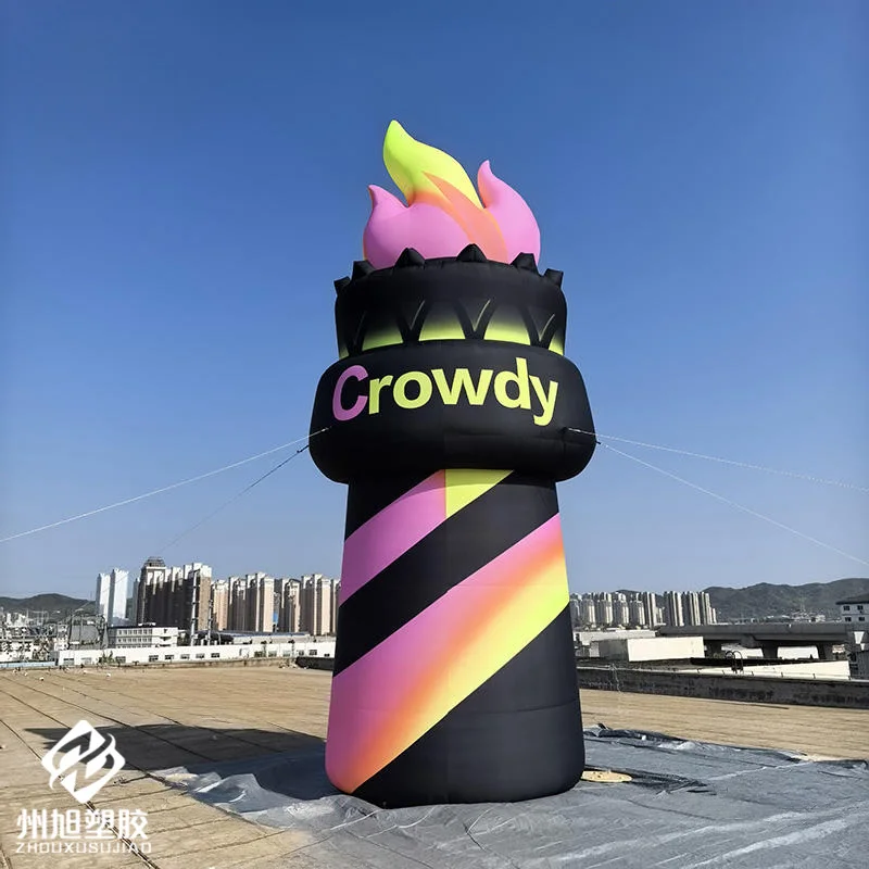 

Inflatable torch, custom advertising inflatable torch model brand inflatable flame column, suitable for sports events