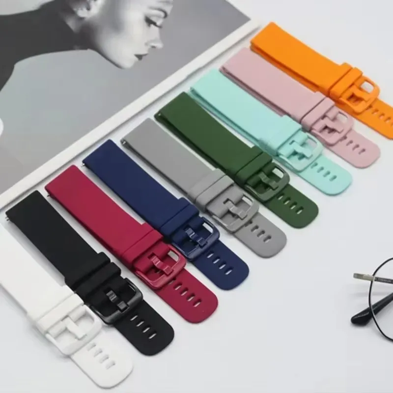 20 มม.22 มม.ซิลิโคนสําหรับ COROS PACE 2 3/APEX 42 มม.46 มม.สายรัดข้อมือสําหรับ COROS APEX 2/2 Pro สร้อยข้อมือ Correa