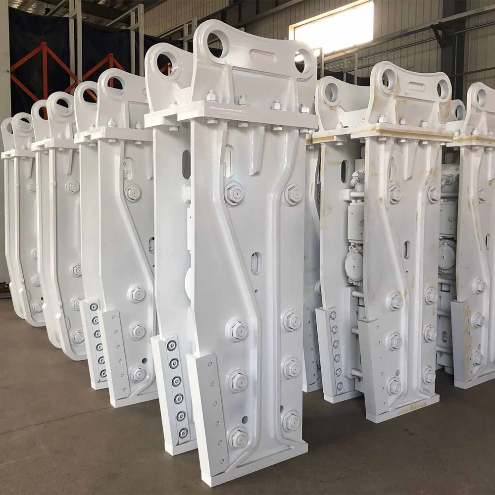 Disjuntor hidráulico MTTOYO 150 Mini carregadeira, máquinas de construção para esmagamento de concreto, disjuntor com componentes, cinzel