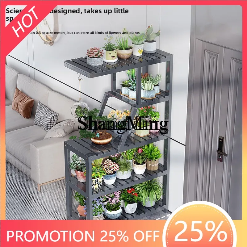 

FG indoor shelf, multi-layer hanging basket, potted plant display stand, floor-to-ceiling dill flower stand