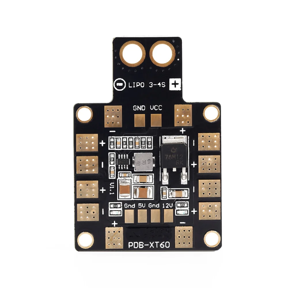 10 sztuk/partia 3A PDB dystrybucja zasilania BEC 5V 2A 12V 0.5A z wtyczką XT60 do DIY Quadcopter