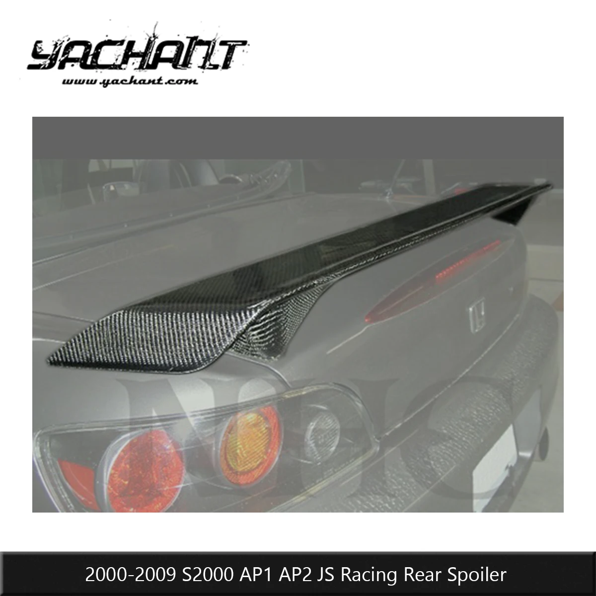 

Carbon Fiber JS Racing Style Rear Spoiler Fit For 2000-2009 S2000 AP1 AP2 Rear Deck Wing Enhancement Desig