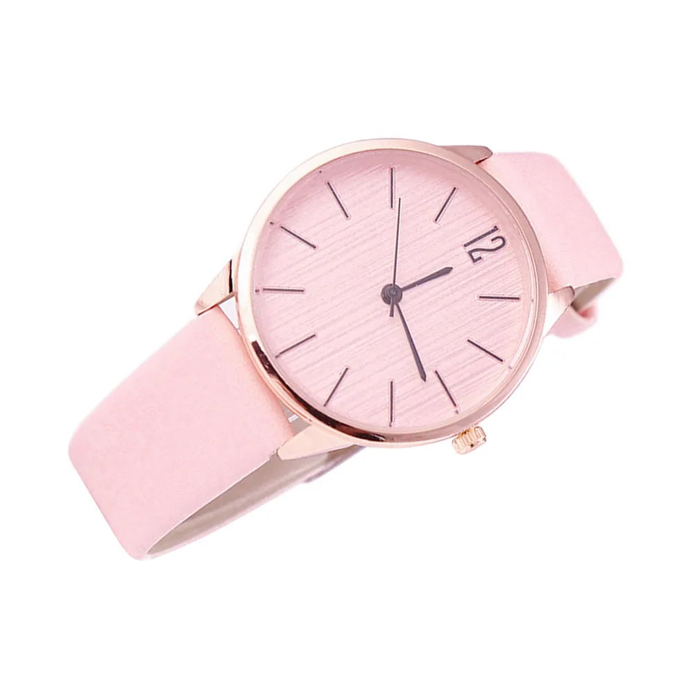 

Quartz Watches Women Wristwatch Ladies Fashion Casual Bracelet PU Strap Stainless Steel Glass Material Long Service Life