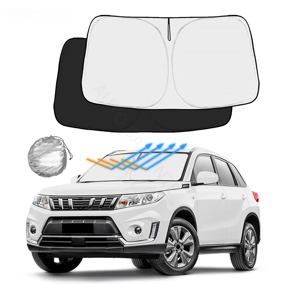 Suzuki Vitara 2014-2020 2021 2022 2023 2024 자동차 액세서리 차양 전면 후면 창 바이저 자동차 앞 유리 블록 커버 태양