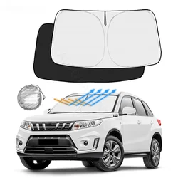 Suzuki Vitara 2014-2020 2021 2022 2023 2024 자동차 액세서리 차양 전면 후면 창 바이저 자동차 앞 유리 블록 커버 태양