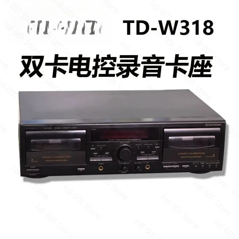 Dual Cassette Deck Recorder 2-Way Tape Deck Player with Auto Reverse Hi-Fi Stereo Sound Vintage Audio Equipment Not Brand New