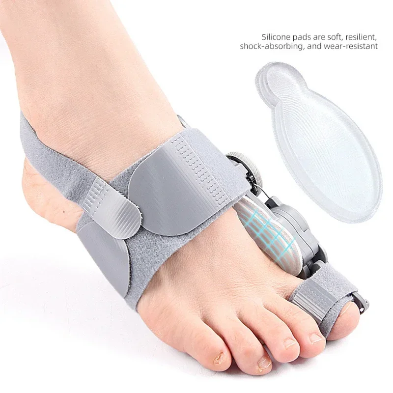 

Unisex Bunion Corrector Foot Hallux Valgus Braces Rotatable Toe Separator Straightener Adjustable Pedicure Finger Toe Corrector