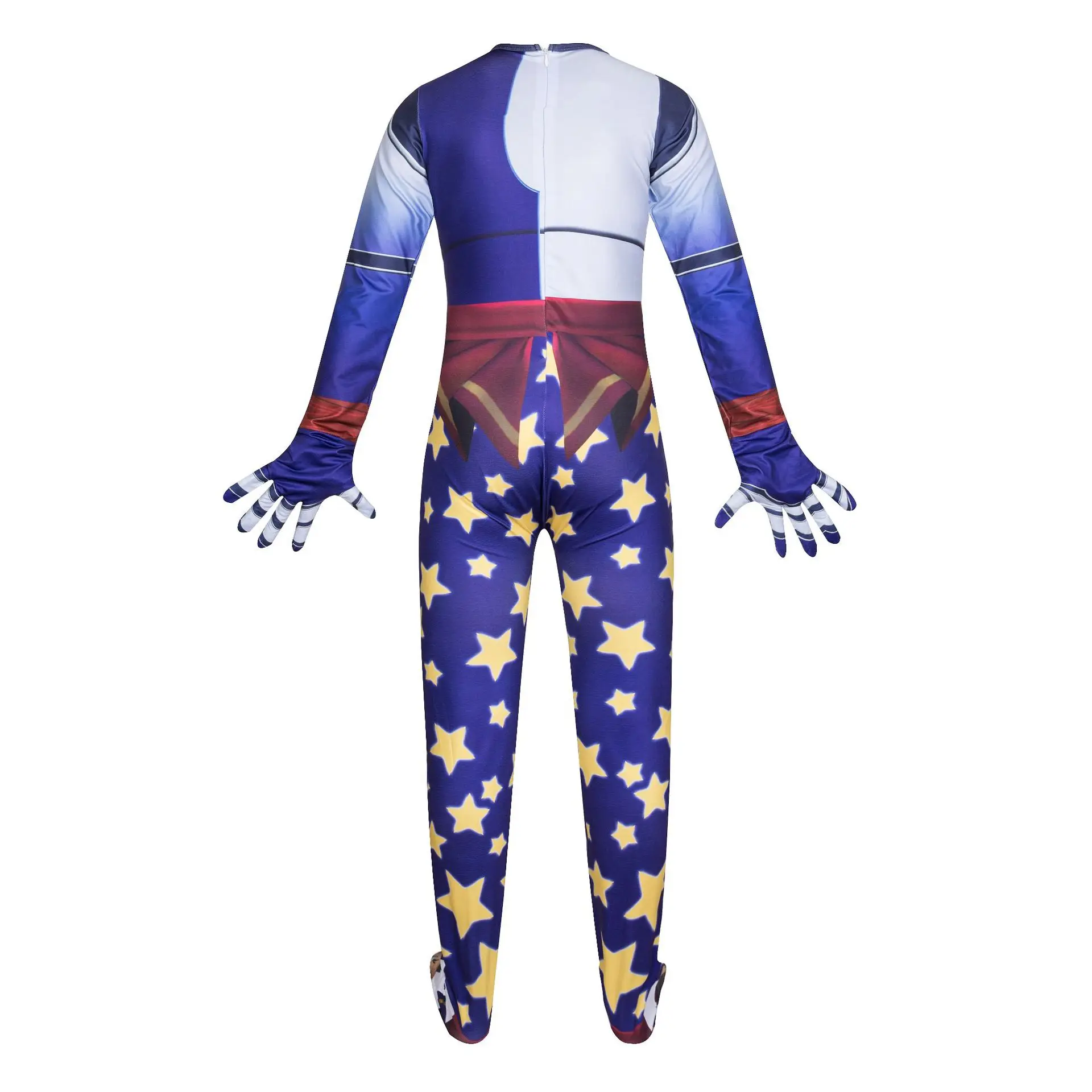 Sundrop En Moondrop Fnaf Cosplay Kostuum Kids Anime Jumpsuit Masker Horror Halloween Kerst Verjaardagsfeestje Kostuum