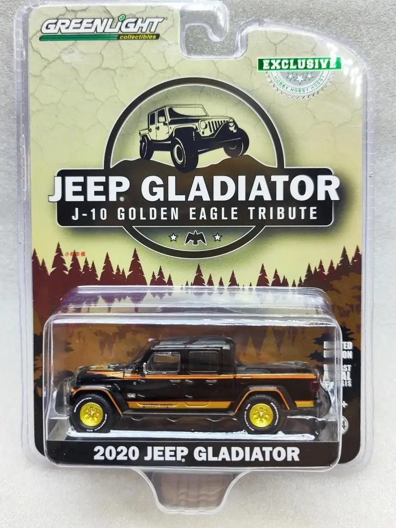 

GreenLight 1:64 2020 jeep gladiator J-10 golden eagle Collection of die cast alloy trolley model ornaments