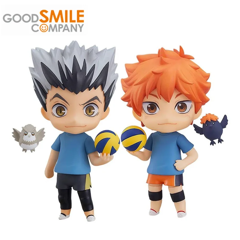 

Good Smile Genuine Nendoroid Haikyuu!! Anime Figure Kotaro Bokuto Hinata Shoyo joints Movable Action Figure Toys For Kids Gift