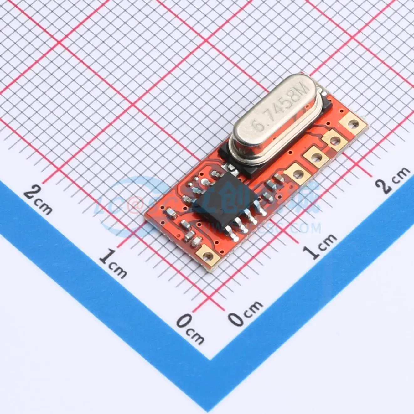 15 шт. LR43B SMD 22x9 мм 433,92 МГц модуль беспроводной связи RF
