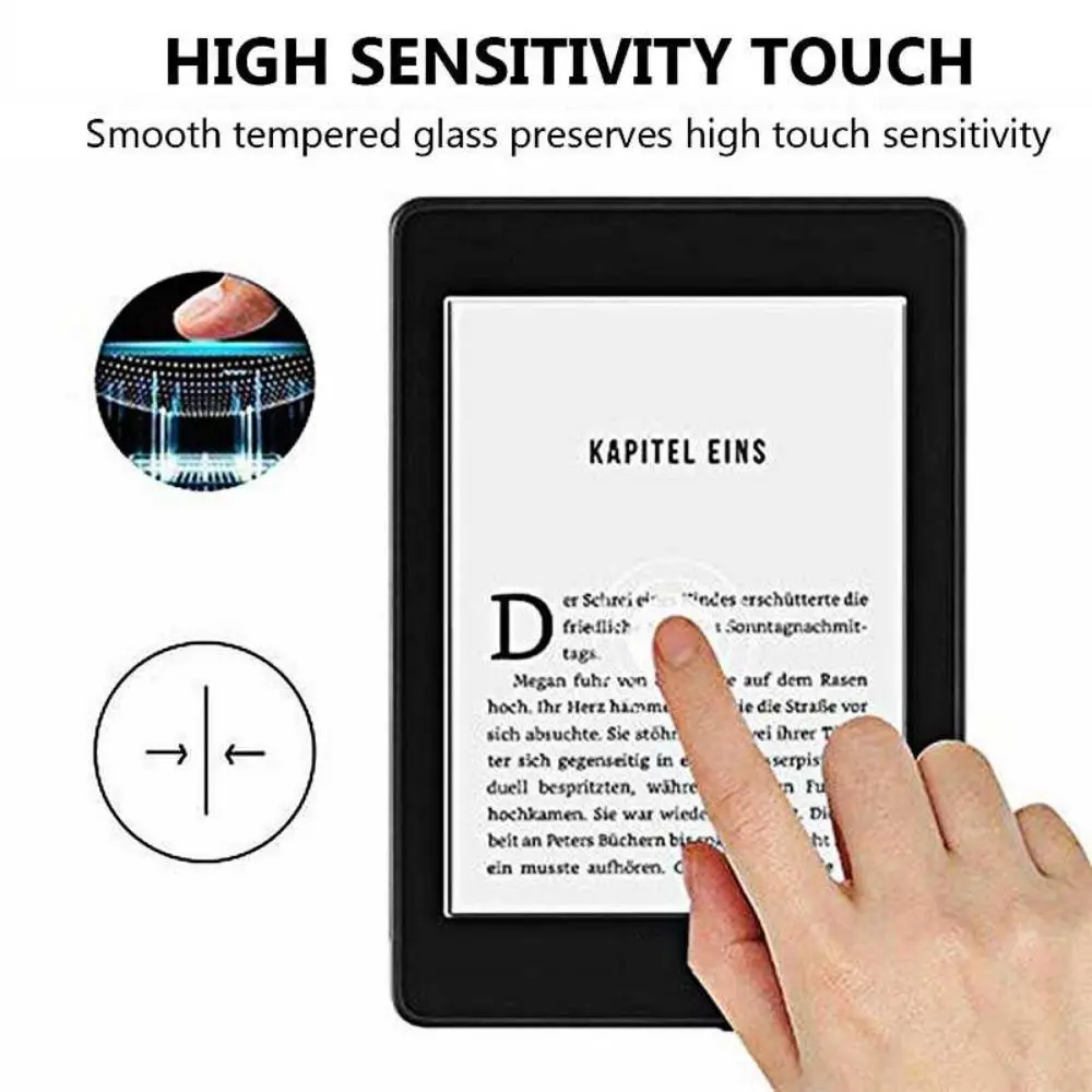 2 Pack HD Screen Protector Anti Scratch Shockproof Tempered Glass 9H Clear for Kindle Paperwhite 12th Gen/Colorsoft 7 inch 2024