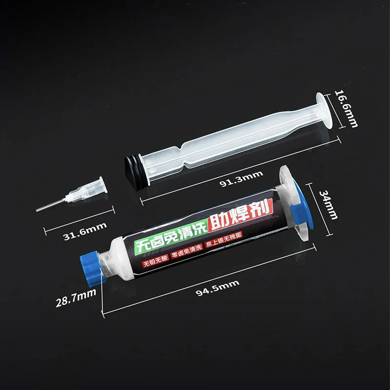 1Pcs YCS 10CC lead free Halogen free and no-clean solder flux Syringe flux for SMD Mobile phone laptop CPU BGA soldering flux