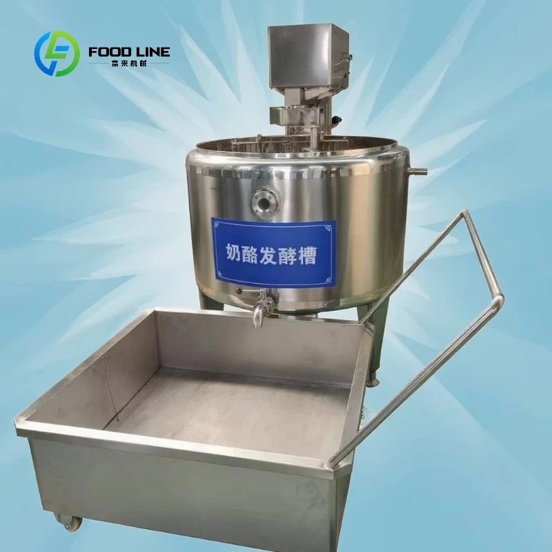 Multipel Models 300L Cheddar Cheese Tank Machine Round Cheese Vat Mini Mozzarella Making Machine for Sale