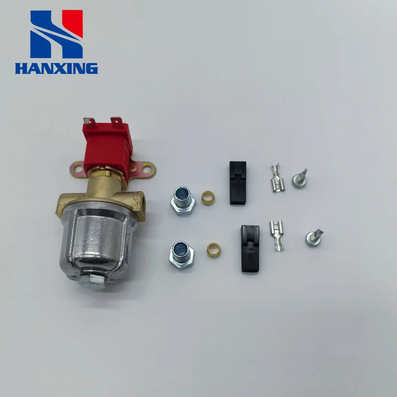 LPG/CNG Kit Systems Fittings Electromagnetic Valve With Red Coil Auto Gas Equipment